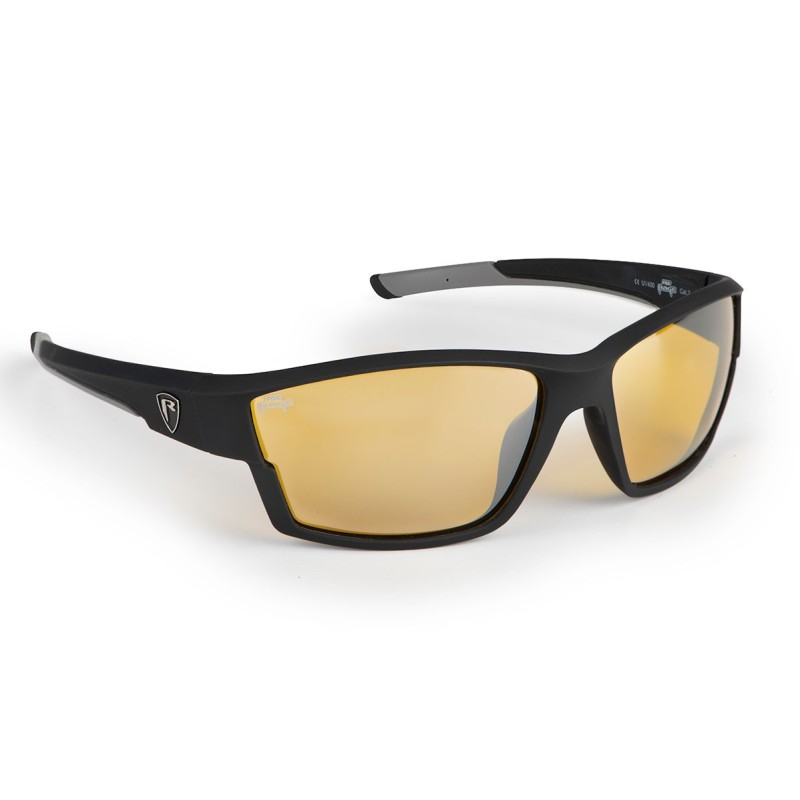 Fox Rage Matt Black Frame/Amber Lense Wrap Sunglasses Fox Rage Matt Black Frame/Amber Lense Wrap Sunglasses
