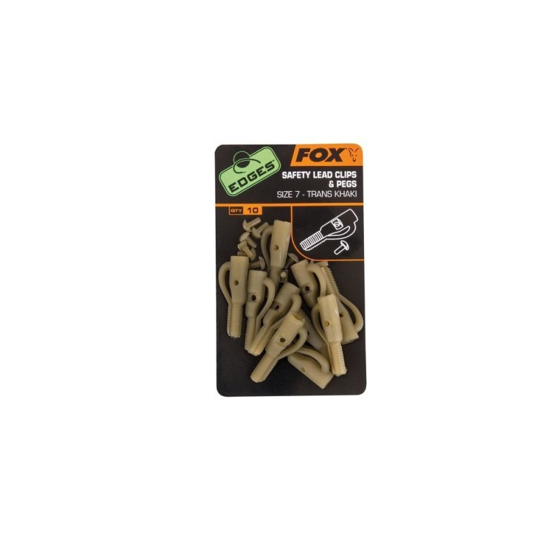 Fox EDGES Safety Lead Clip & Pegs Fox EDGES Safety Lead Clip & Pegs