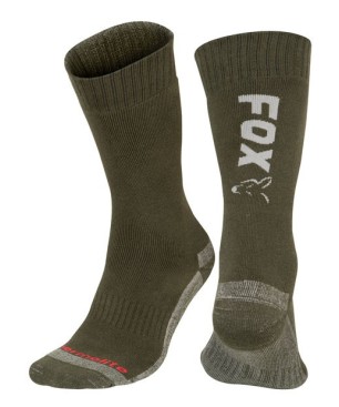 Fox Collection Green/Silver Thermolite Socks