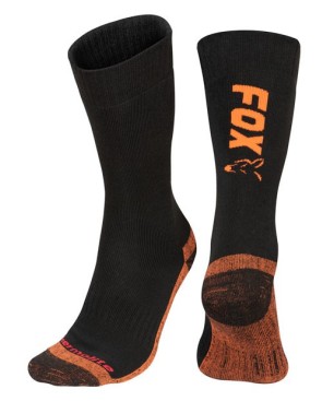 Fox Collection Black/Orange Thermolite Socks