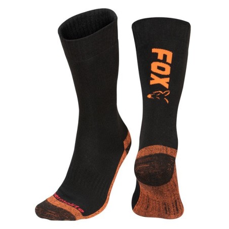 Fox Collection Black/Orange Thermolite Socks