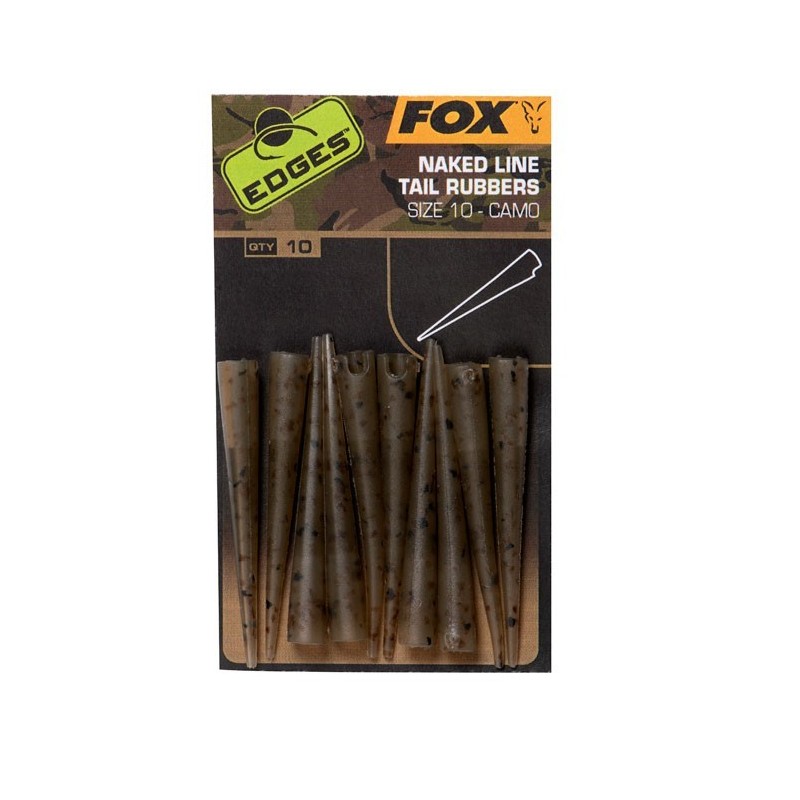 Fox Edges Camo Naked Line Tail Rubbers