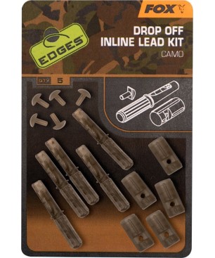 Fox Edges Camo Drop Off Inline Lead Kit