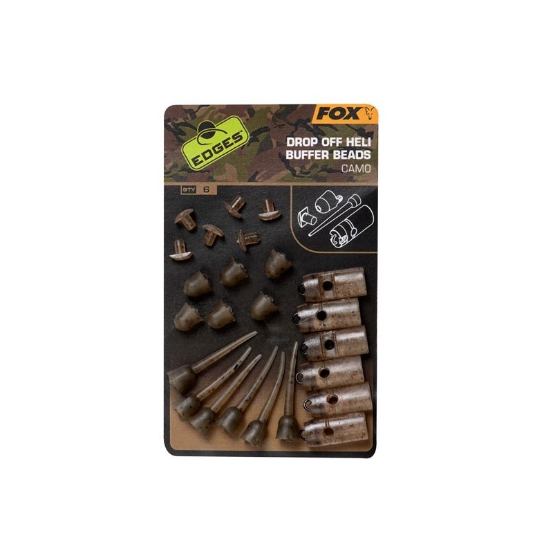 Fox Edges Camo Drop Off Heli Buffer Bead Kit