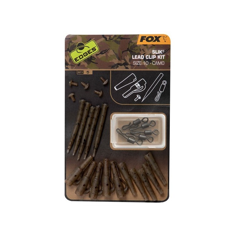 Fox Edges Camo Slik Lead Clip Kit Fox Edges Camo Slik Lead Clip Kit