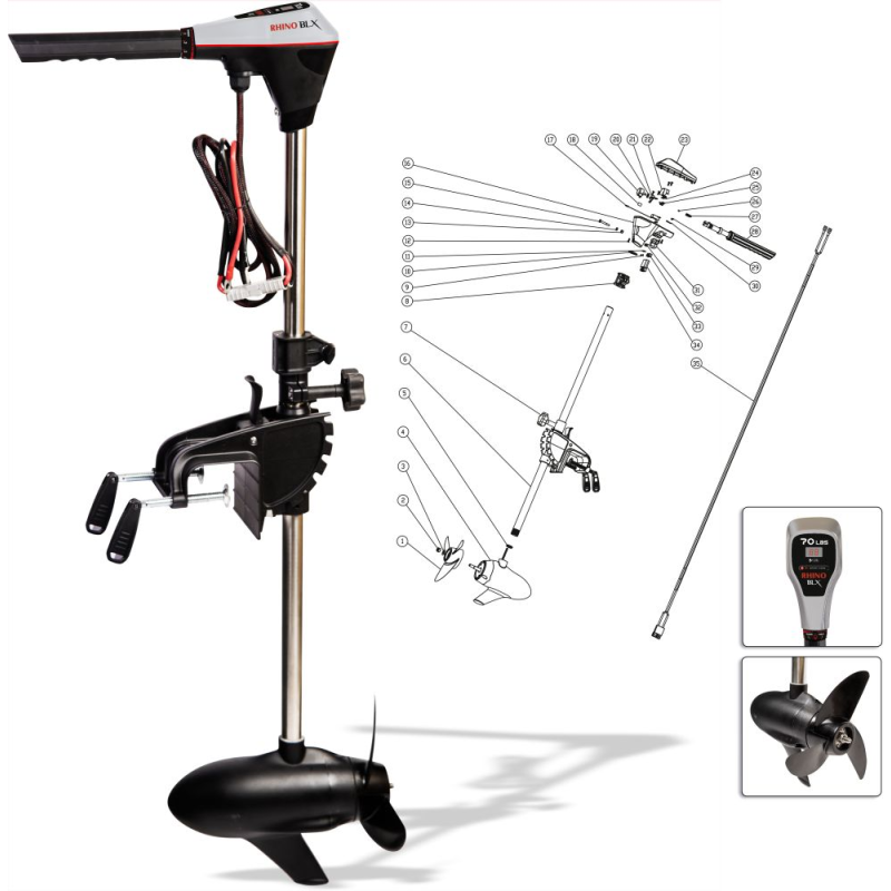 Rhino BLX 70 Elektromotor