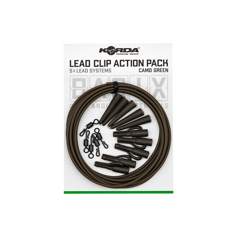 Korda Basix Lead Clip Action Pack Korda Basix Lead Clip Action Pack