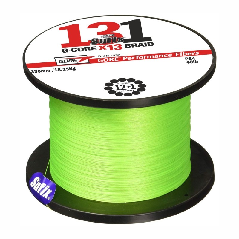 Sufix G Core x13 Braid Chartreuse - Meterware