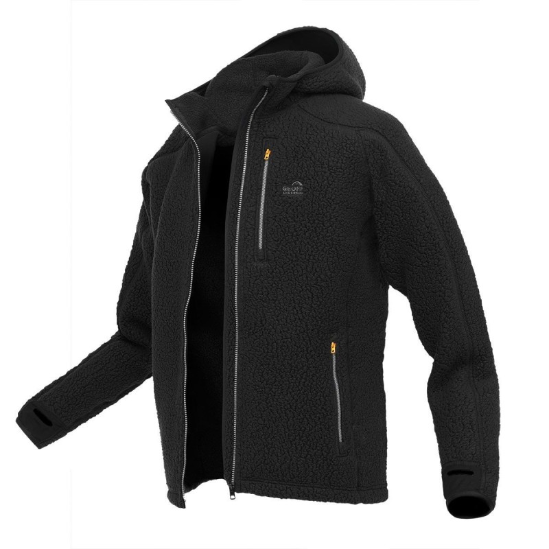 Geoff Anderson Teddy Hoodie schwarz