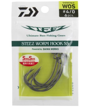 Daiwa Steez Worm Hook Wide Offset WOS