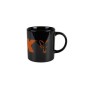 Fox Black/Orange Logo Ceramic Mug