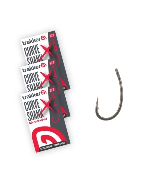 Trakker Curve Shank XS Hooks Micro Barbed