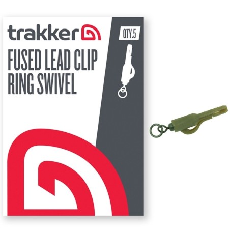 Trakker Fused Lead Clip Ring Swivel