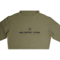 BLACK CAT CAT HOODIE KHAKI