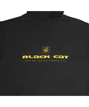 BLACK CAT CAT ZIPPER SCHWARZ