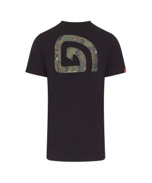 Trakker CR Logo T-Shirt Black Camo