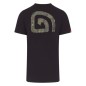 Trakker CR Logo T-Shirt Black Camo