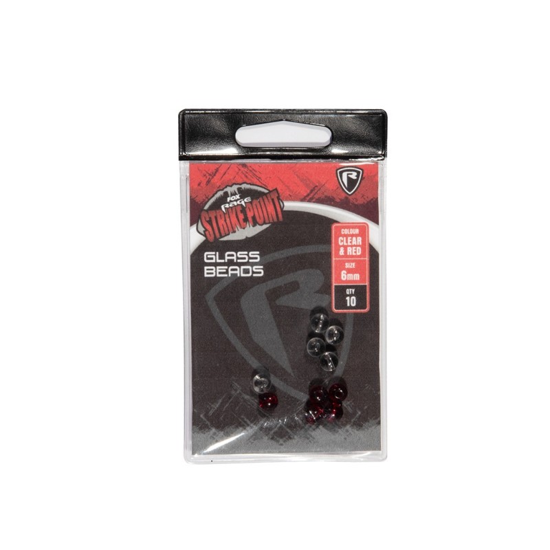 FOX RAGE STRIKE POINT 6MM GLASS BEADS FOX RAGE STRIKE POINT 6MM GLASS BEADS