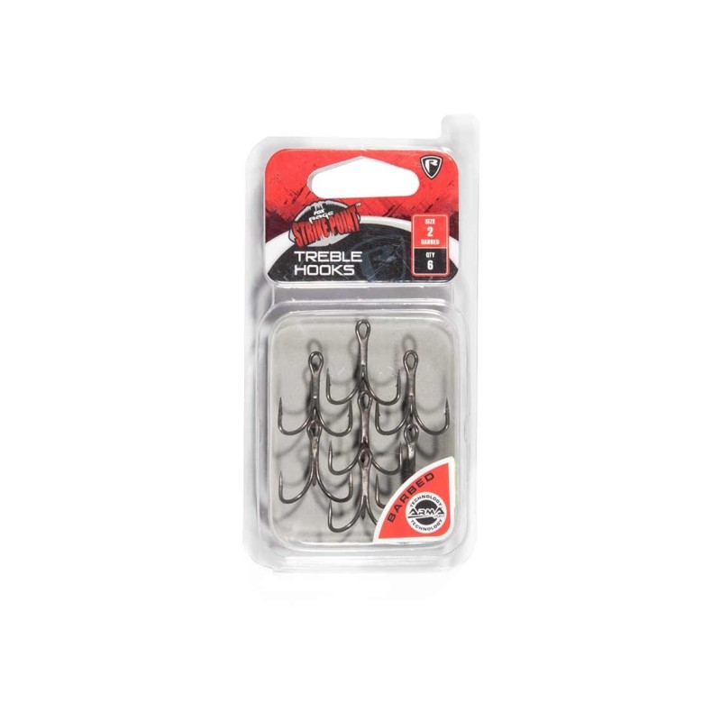 FOX RAGE STRIKE POINT TREBLE HOOKS FOX RAGE STRIKE POINT TREBLE HOOKS