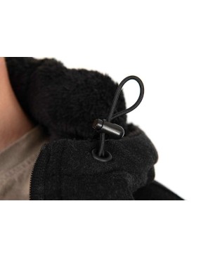 FOX COLLECTION SHERPA JACKET BLACK & ORANGE
