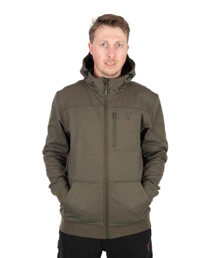 FOX COLLECTION SOFT SHELL JACKET GREEN & BLACK