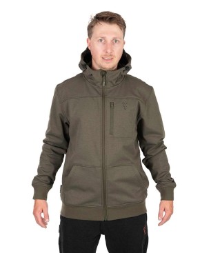 FOX COLLECTION SOFT SHELL JACKET GREEN & BLACK