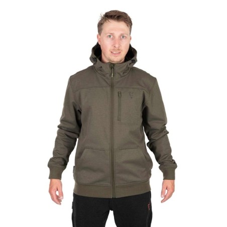 FOX COLLECTION SOFT SHELL JACKET GREEN & BLACK
