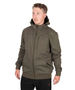 FOX COLLECTION SOFT SHELL JACKET GREEN & BLACK