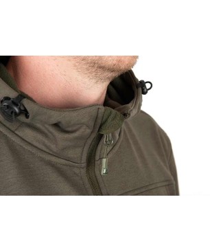FOX COLLECTION SOFT SHELL JACKET GREEN & BLACK