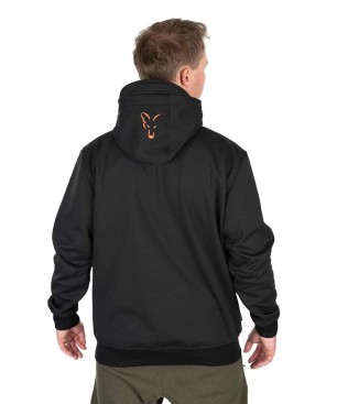FOX COLLECTION SOFT SHELL JACKET BLACK & ORANGE