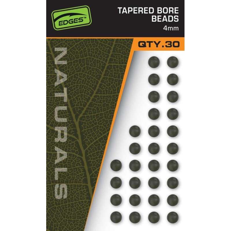 FOX EDGES™ NATURALS TAPERED BORE BEADS FOX EDGES™ NATURALS TAPERED BORE BEADS