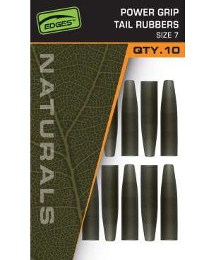 FOX EDGES™ NATURALS POWER GRIP TAIL RUBBERS - SIZE 7