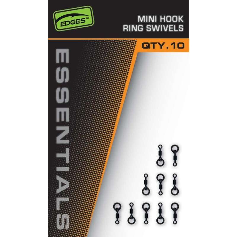 FOX EDGES™ ESSENTIALS MINI HOOK RING SWIVELS FOX EDGES™ ESSENTIALS MINI HOOK RING SWIVELS
