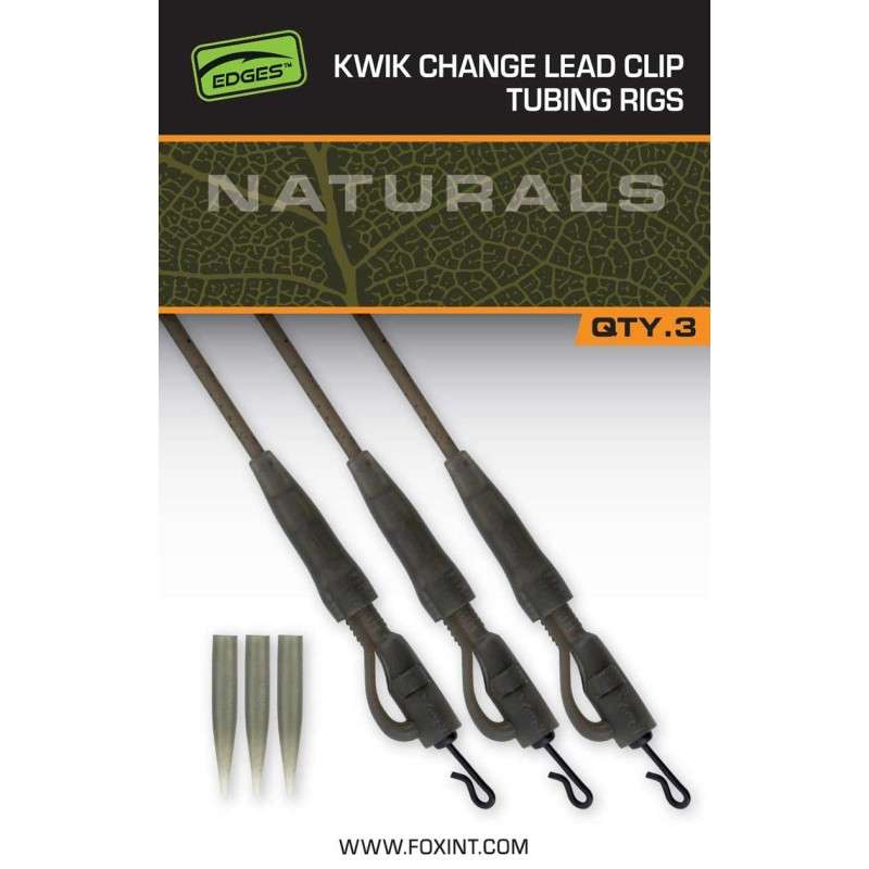 FOX EDGES™ NATURALS KWIK CHANGE LEAD CLIP TUBING SETUP FOX EDGES™ NATURALS KWIK CHANGE LEAD CLIP TUBING SETUP