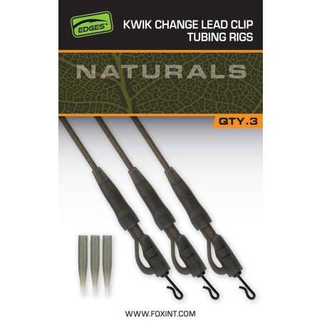 FOX EDGES™ NATURALS KWIK CHANGE LEAD CLIP TUBING SETUP