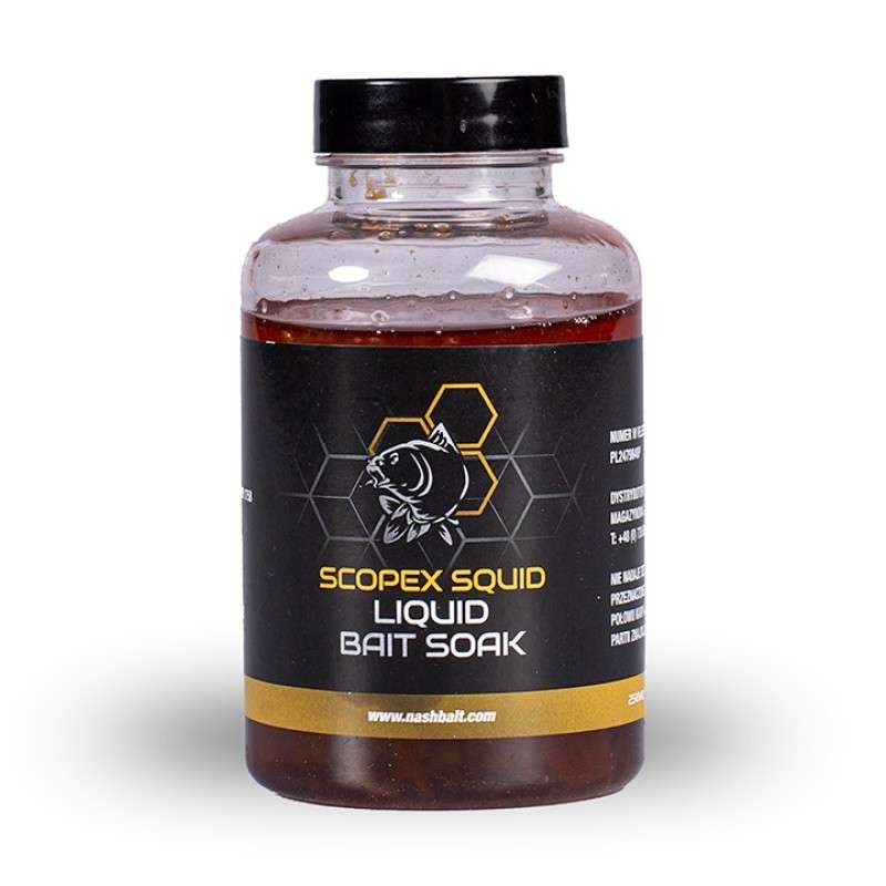 Nash Scopex Squid Liquid Bait Soak Nash Scopex Squid Liquid Bait Soak
