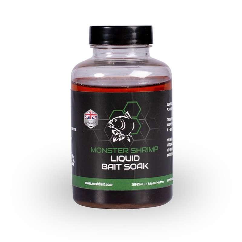 Nash Monster Shrimp Liquid Bait Soak Nash Monster Shrimp Liquid Bait Soak