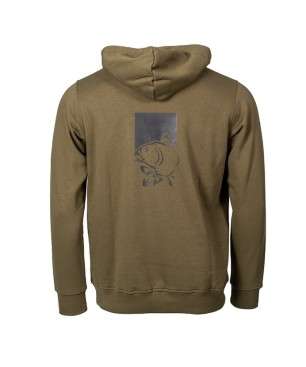 Nash Make It Happen Hoody Fish Logo Green