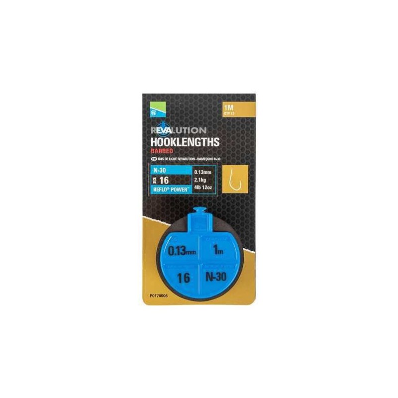Preston Revalution N-30 Hooklengths Preston Revalution N-30 Hooklengths