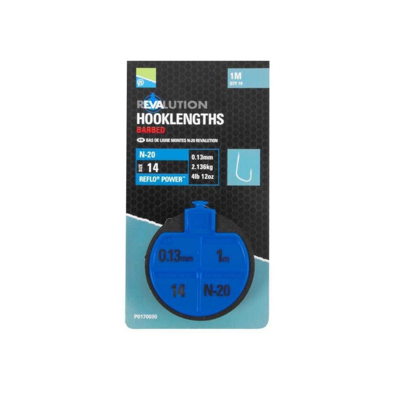 Preston Revalution N-20 Hooklengths Preston Revalution N-20 Hooklengths