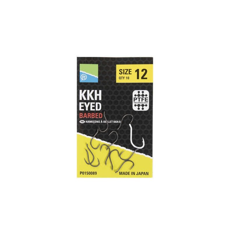 Preston KKH Barbed Hooks - Eyed Preston KKH Barbed Hooks - Eyed