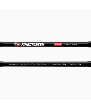 Lieblingsköder FIRESTARTER | Allround | 2,45m 5-40g