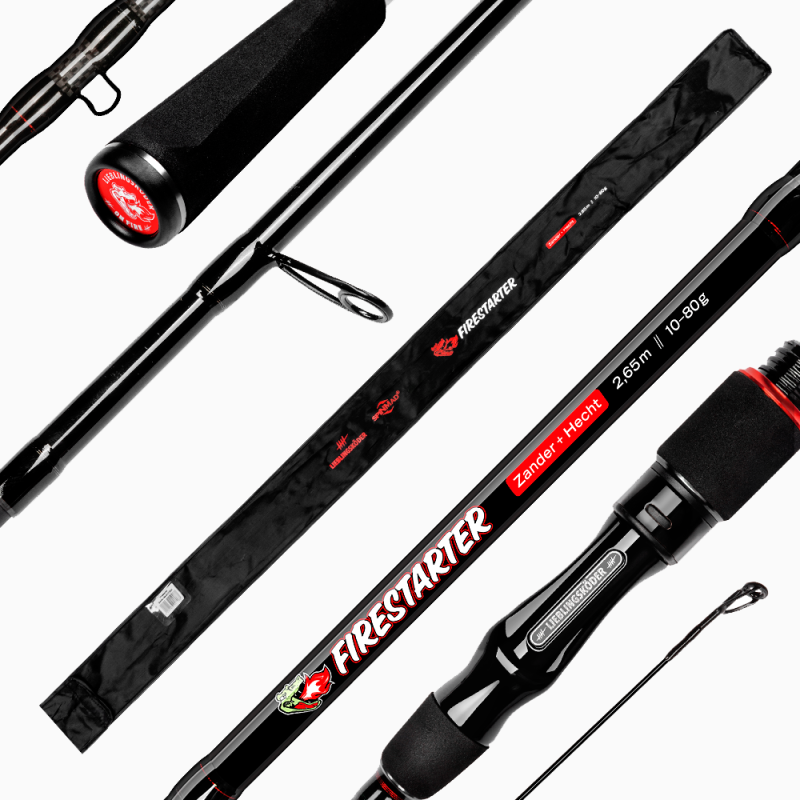 Lieblingsköder FIRESTARTER | Zander + Hecht | 2,65m 10-80g Lieblingsköder FIRESTARTER | Zander + Hecht | 2,65m 10-80g