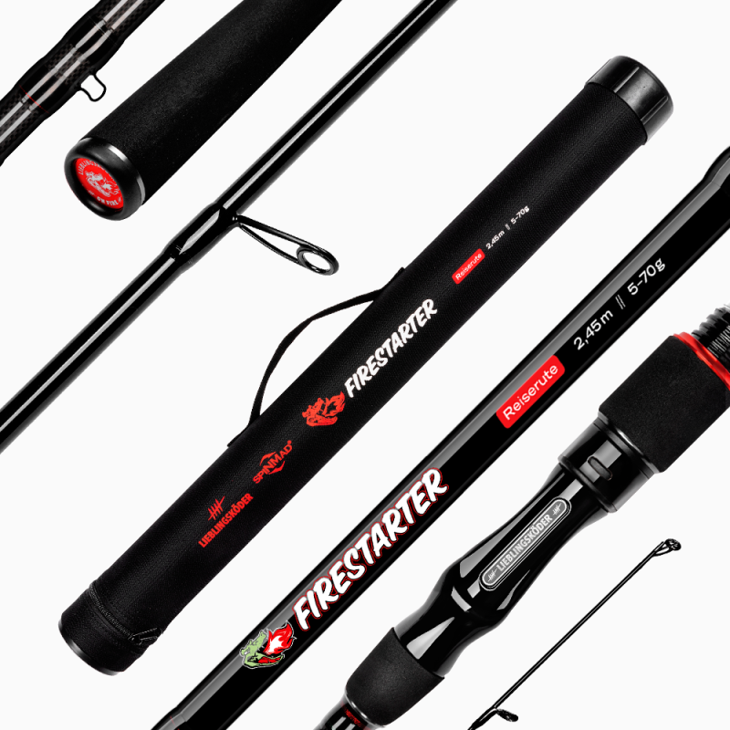 Lieblingsköder FIRESTARTER | Reiserute | 2,45m 5-70g Lieblingsköder FIRESTARTER | Reiserute | 2,45m 5-70g