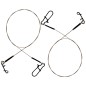 Seika Pro Stahlvorfächer mit Knotenlosverbinder und Karabiner 30cm Seika Pro Stahlvorfächer mit Knotenlosverbinder und Karabiner 30cm