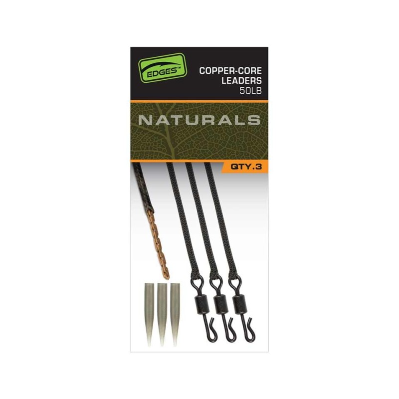 Fox EDGES™ Naturals Copper Core Leaders Fox EDGES™ Naturals Copper Core Leaders