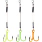 Balzer Shirasu 1x7 UV Stinger Rigs mit Clip Balzer Shirasu 1x7 UV Stinger Rigs mit Clip