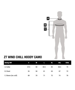 Nash ZT Wind Chill Hoody Camo