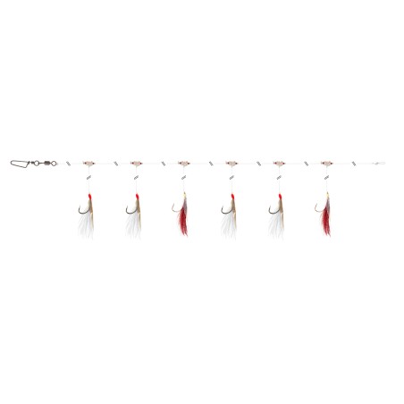 Daiwa GrandWave Makrelen Vorfach 360° Weiß/Rot