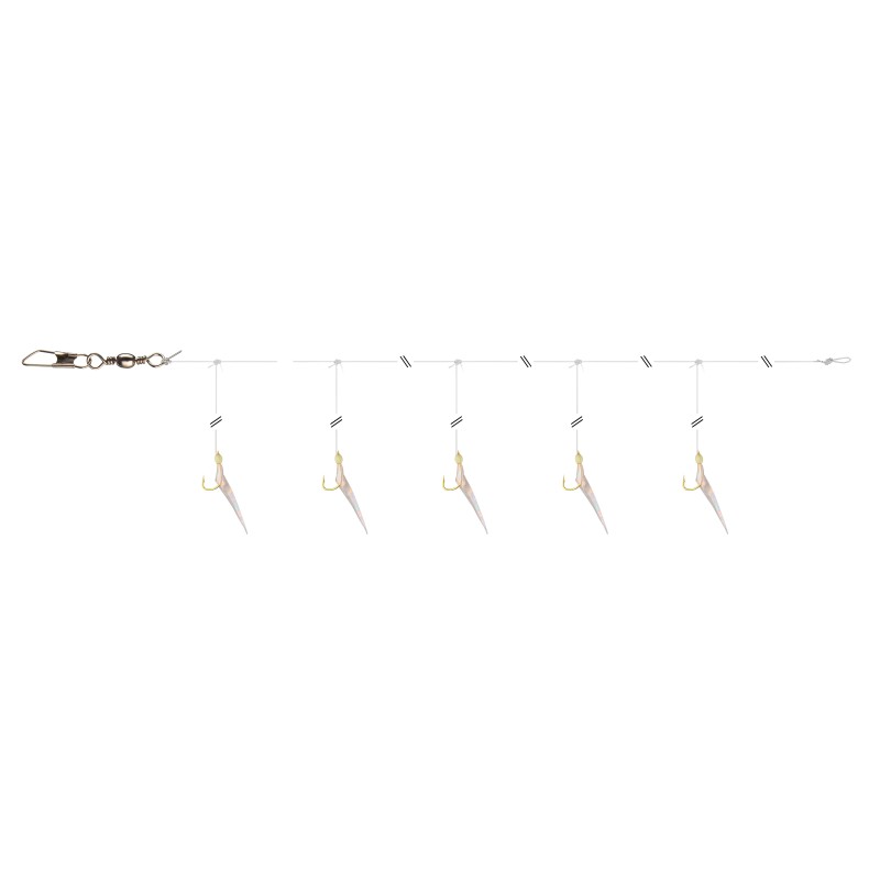 Daiwa GrandWave Heringsvorfach mit Fischhaut glow Daiwa GrandWave Heringsvorfach mit Fischhaut glow